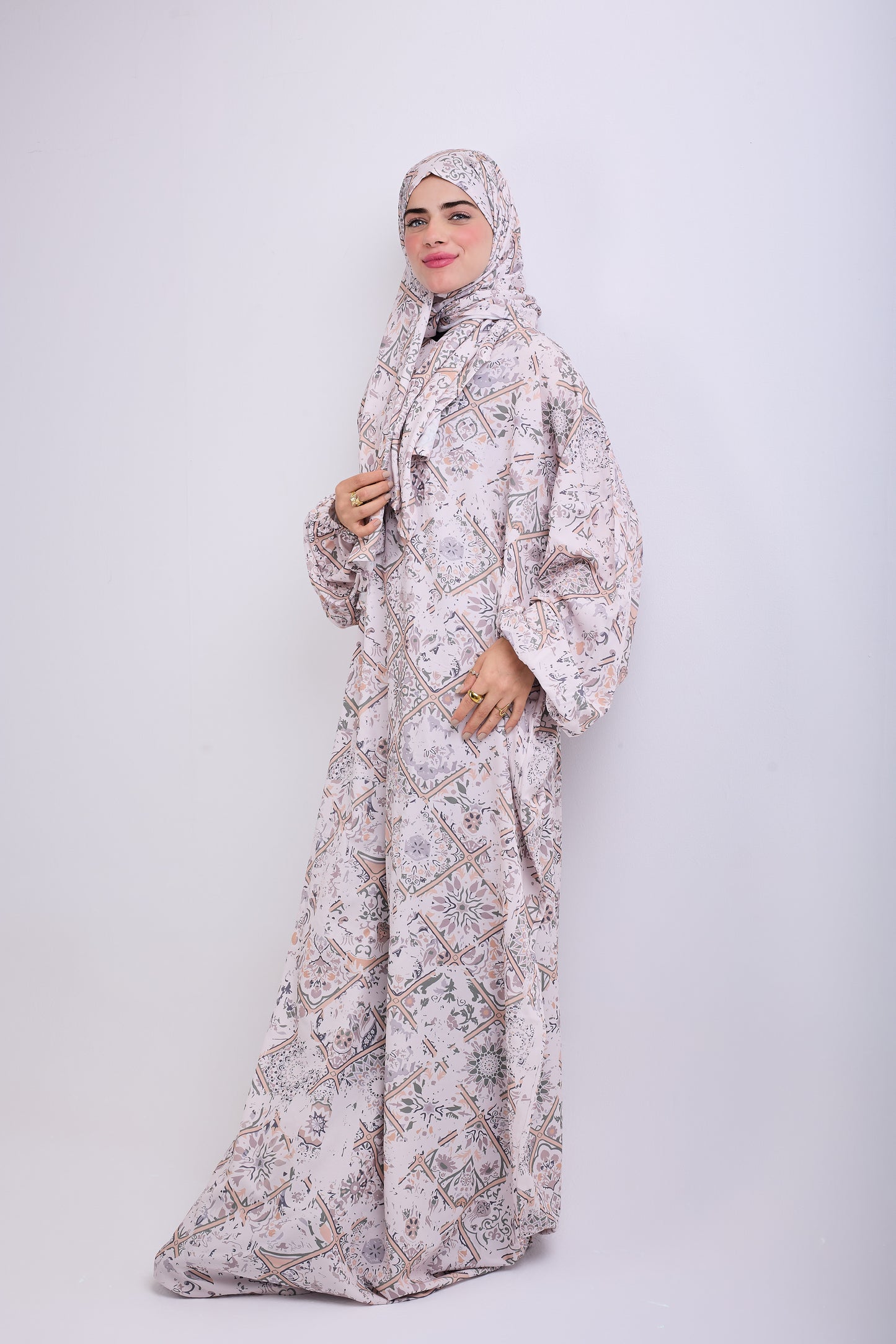 Floral Mosaic Soft Twill