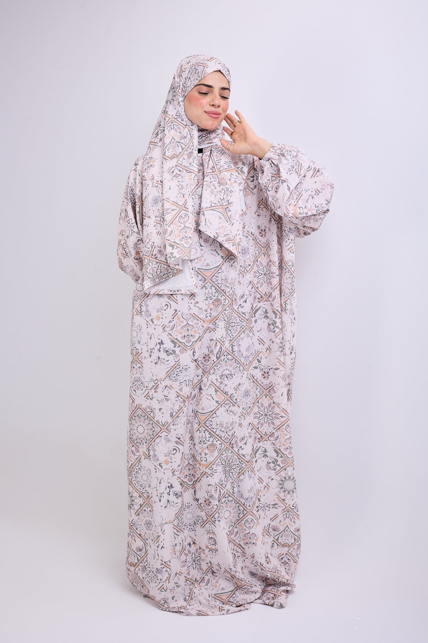Floral Mosaic Soft Twill